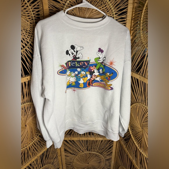 Vintage Disney Mickey & Friends Sweatshirt 🐭✨ 90s Style - Picture 1 of 4